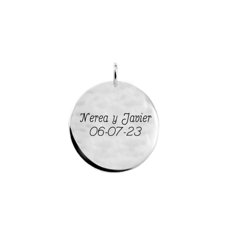 wedding date pendant