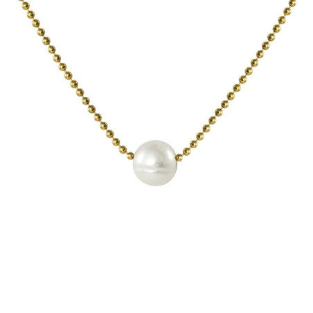 Midi choker with pearls – Silver necklaces