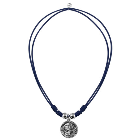 Cordón cuero Angel – Collares de plata