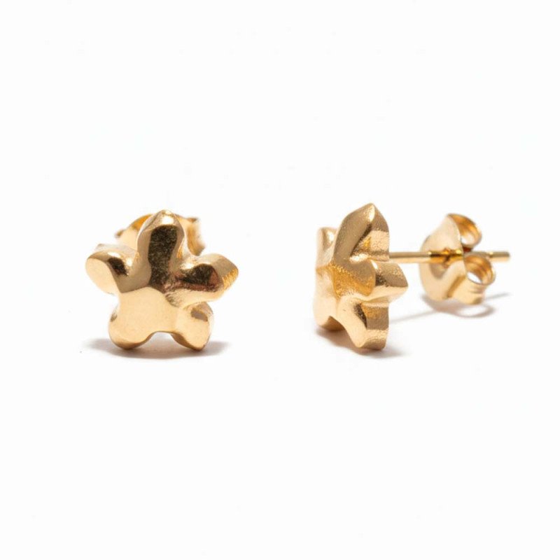 Gold-Plated Silver Jasmine Earrings