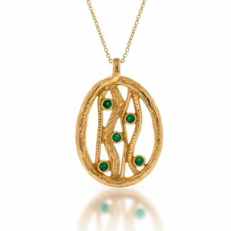 Gold-Plated Silver Pendant