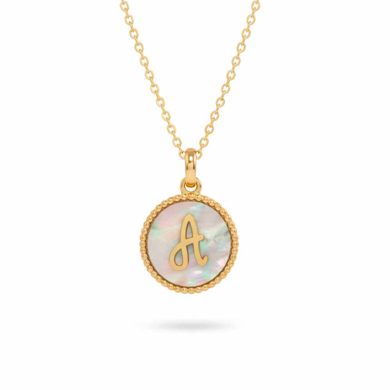 Choker with Gold Initial