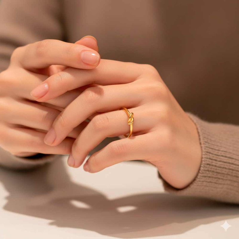 Anillo Nudo Plata | Joyería Hago