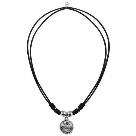 Cordón cuero Virgen Me Oyes – Collares de plata – vista 8