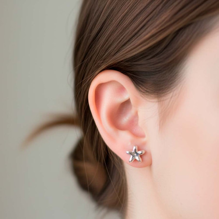 pendientes en forma de jazmin