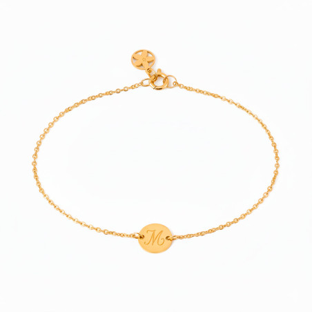 Pulsera de oro personalizable