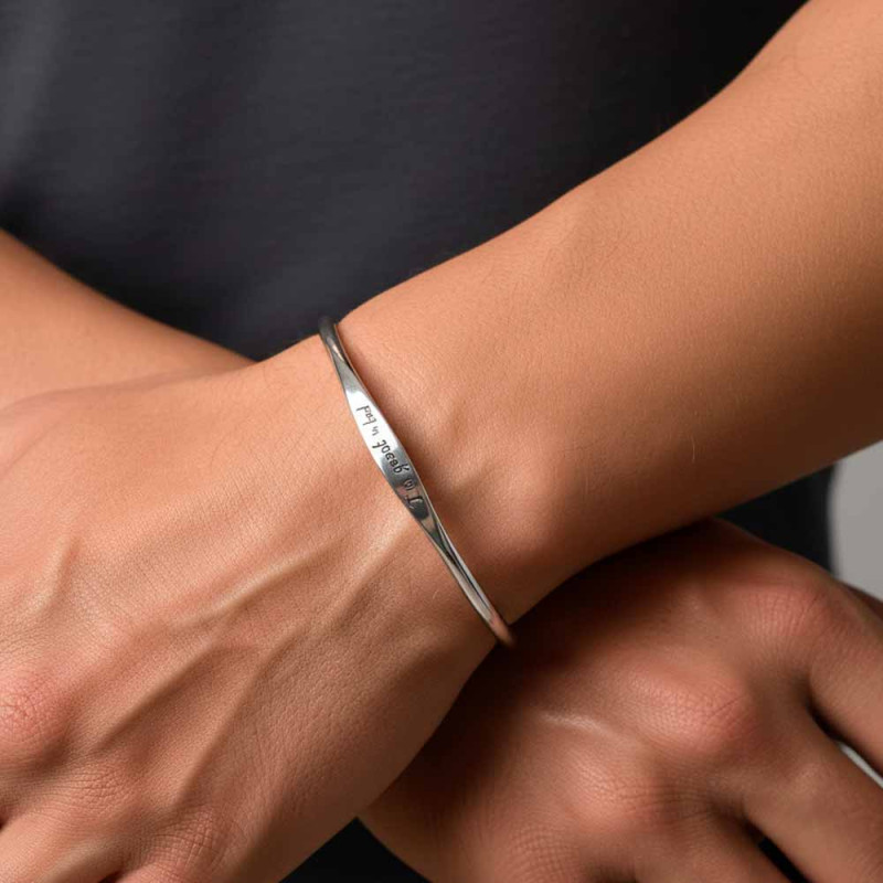 Athens personalized men's bracelet