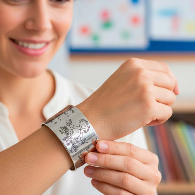 30mm Silver Horizon Bracelet