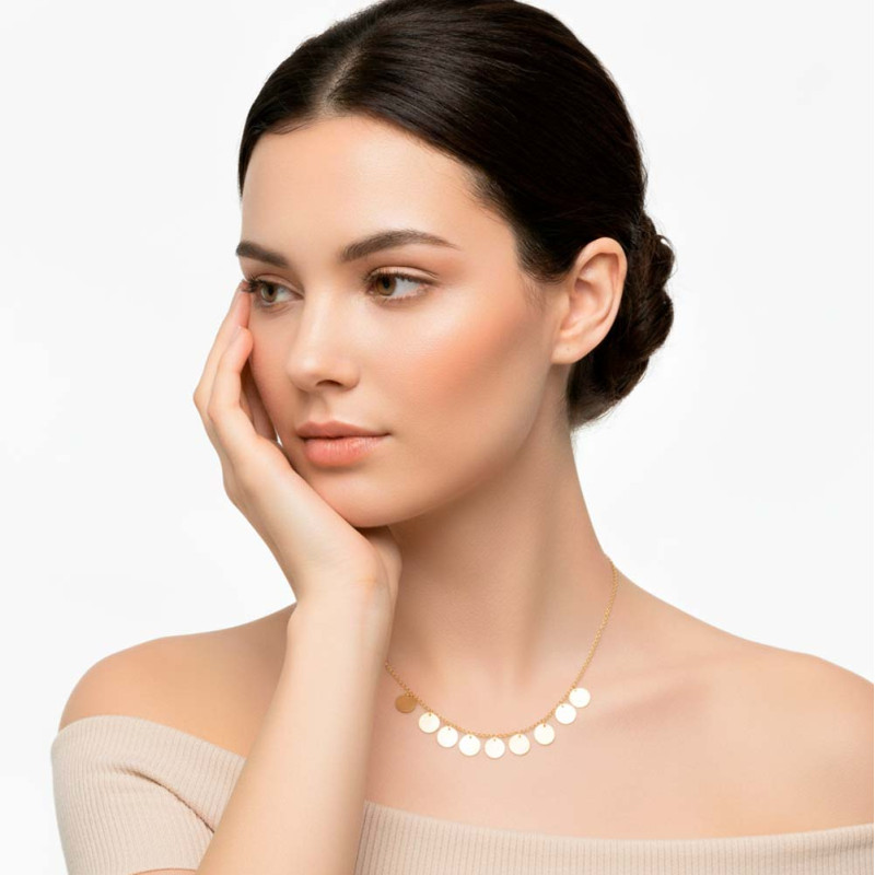 Gargantilla Brigitte Medallas de Oro