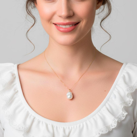 Precioso colgante perla barroca