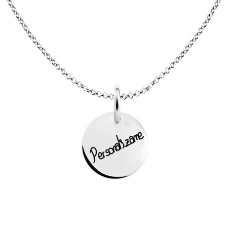 "Imagine" Pendant - AI Custom Designed Silver Medal – AI Designed Jewelry