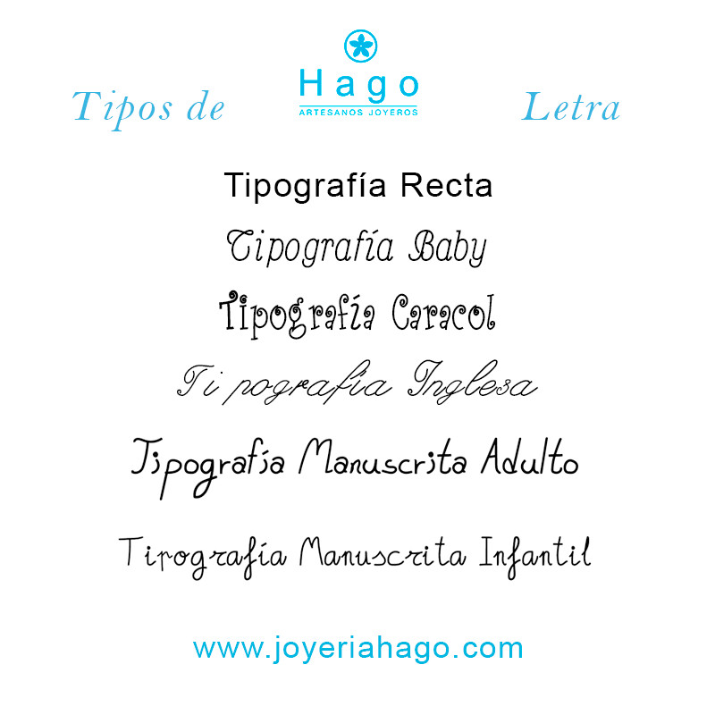 tipos de tipografias para grabados