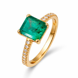 Gold Rings with Diamonds