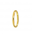Alliance gold, half-round 2mm