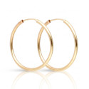25mm Gold Hoop Earrings