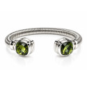 Pulsera Tórculo Peridoto Dark