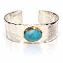 Horizonte 30 Cuff Bracelet with Turquoise