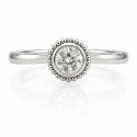 Anillo Solitario Diamante 0,70 ct Oro Blanco