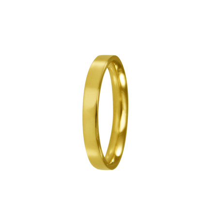 Alianzas de oro plana mujer