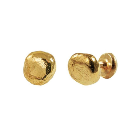 gold-plated silver cufflink
