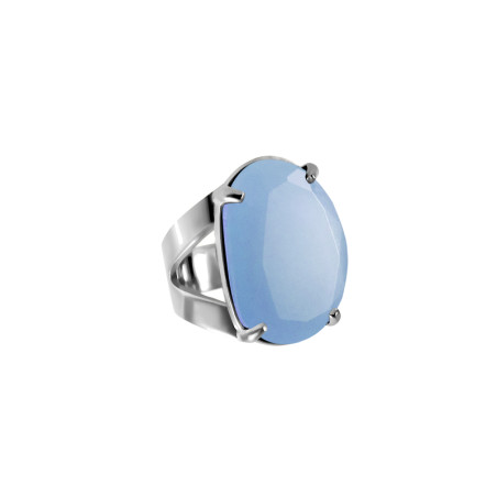 Anillo piedra azul
