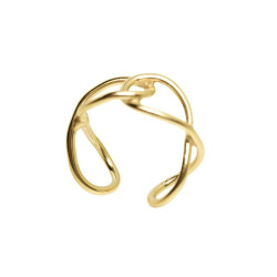 Anillo ocho entrelazado