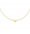 Gold heart necklace