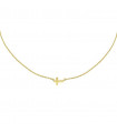 Gold cross necklace