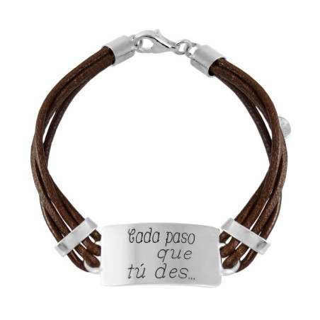 Personalized bracelet "every step you take .."