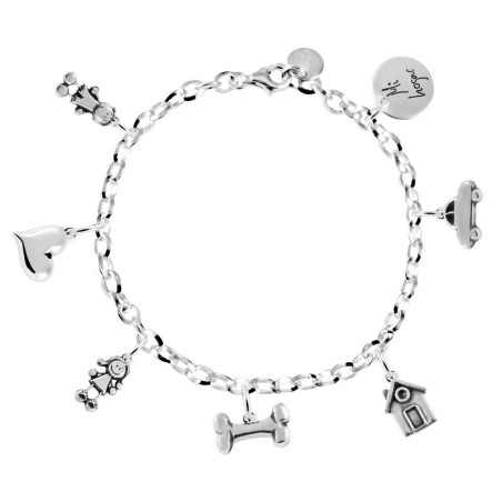 pulsera cadena con charms familia