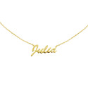 Name gold necklace
