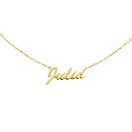 Gold name necklace