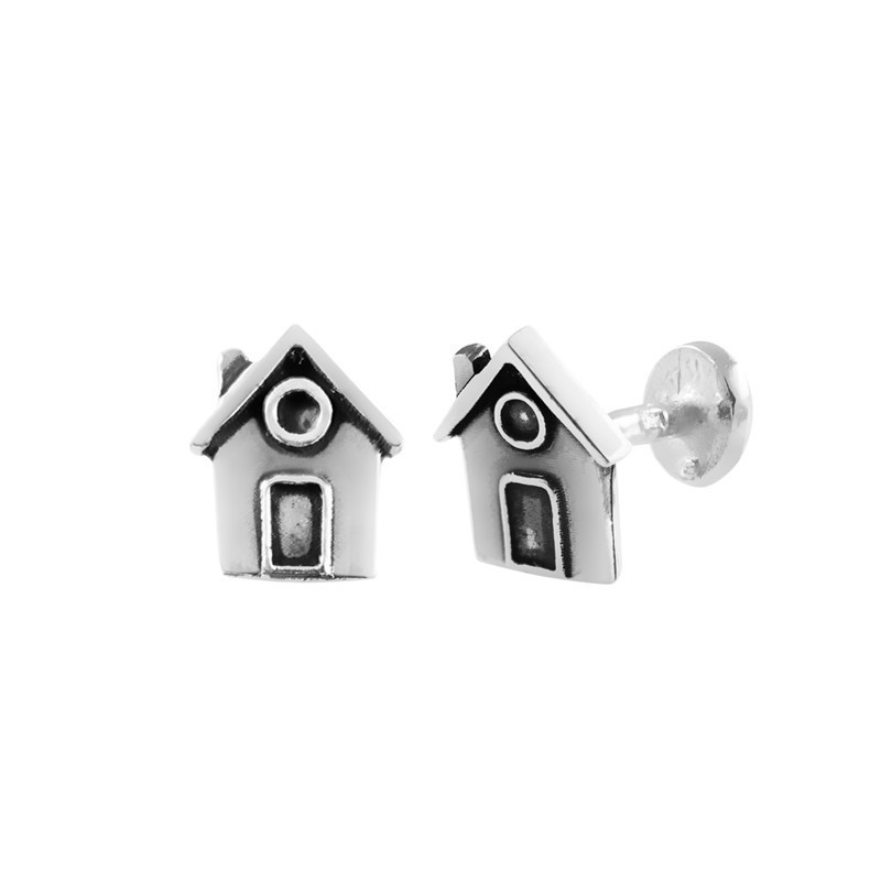 Cufflinks in the shape of a house