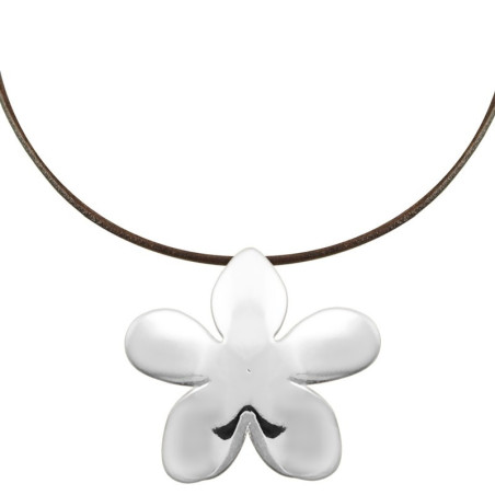 collar jazmin plata