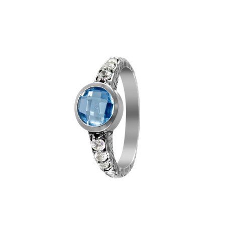 Anillo Urulu redondo 7x7 – Anillos de plata
