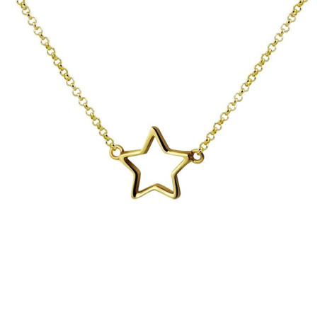 Collar estrella dorada
