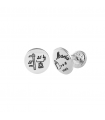 Silver Baby Facts Cufflinks