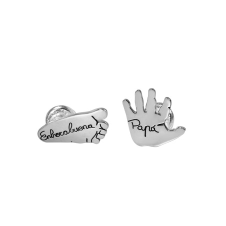 Silver cufflinks for dads