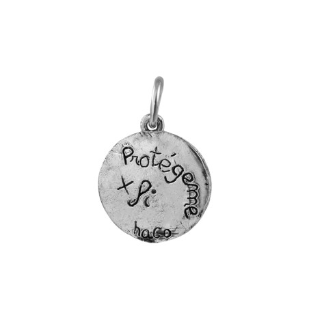 engraved silver medal