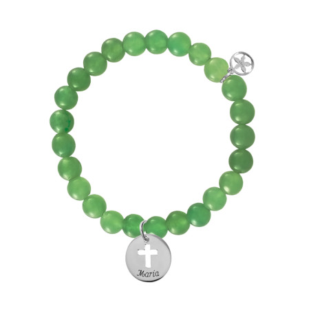 Green Jade Bead Bracelet