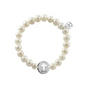 Ball bracelet with perforated medal