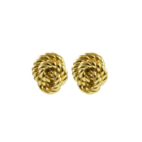 Golden rope earrings