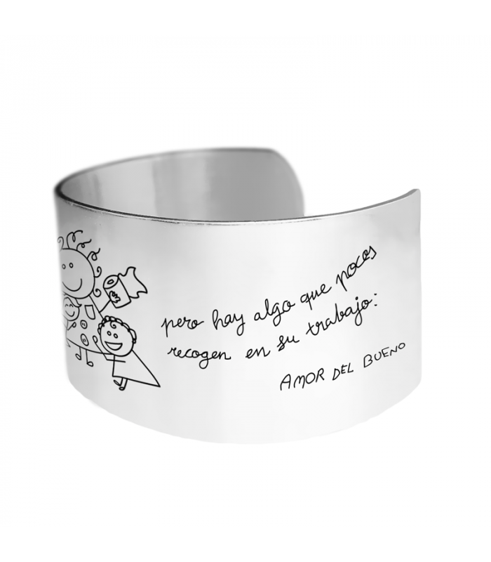 pulsera para profesoras hecho en plata