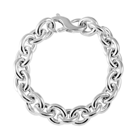 Silver link bracelet