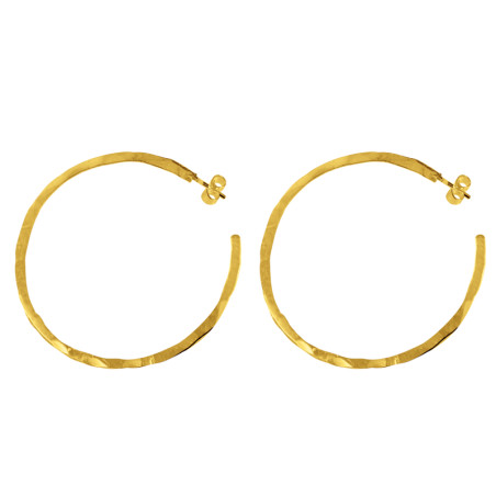 Pendientes aros dorados