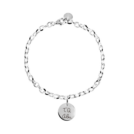 Chain bracelet with one medal