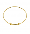 Pulsera nudos corredizos de oro 1.7mm