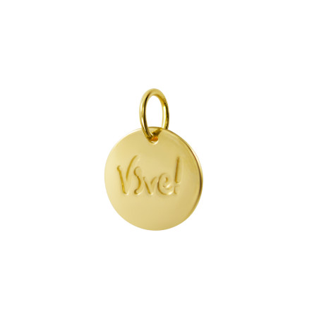 Custom gold pendant