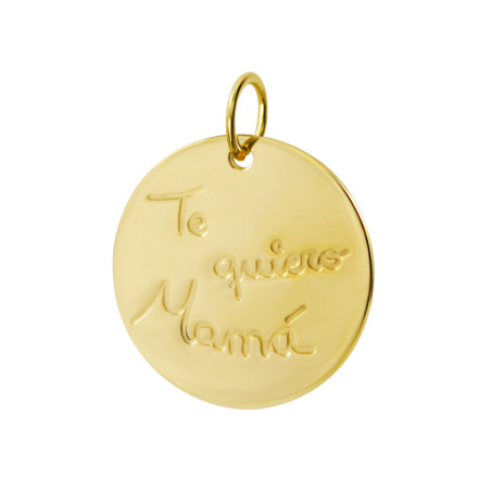 Colgante personalizado oro