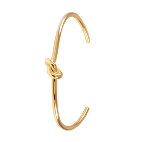 Pulsera nudo dorada